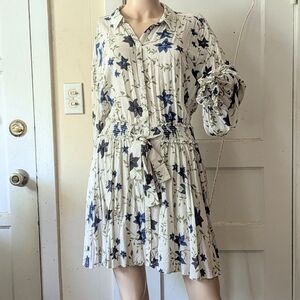 Free People Lighten Up Mini Dress in Tea Combo Size S